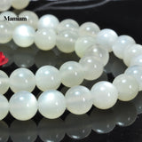Moonstone Beads 6mm Smooth Round Stone Jewelry Making
