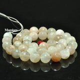 Yellow Moonstone Faceted Round Stone Beads 8mm 10mm