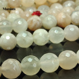 Yellow Moonstone Faceted Round Stone Beads 8mm 10mm