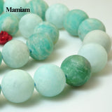 Amazonite Matte Round Beads 8mm 10mm Gemstone DIY Jewelry Making
