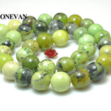 Mamiam Natural Australia Green Jadeite Beads 8mm 10mm Smooth Round Stone