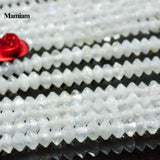 Mamiam Rainbow Moonstone Rondelle Beads 2x3mm