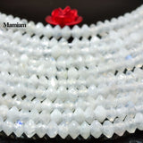 Mamiam Rainbow Moonstone Rondelle Beads 2x3mm