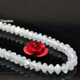 Mamiam Rainbow Moonstone Rondelle Beads 2x3mm
