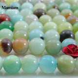 Mamiam Colorful Amazonite Beads 6-12mm for DIY Jewelry