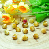 Golden Tiger Eye Diamond 8mm 10mm Faceted Beads Loose Stones