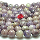 Natural Purple Charoite Beads 8mm for DIY Jewelry Making