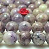 Natural Purple Charoite Beads 8mm for DIY Jewelry Making