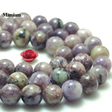 Natural Purple Charoite Beads 8mm for DIY Jewelry Making