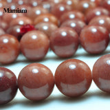 Red Aventurine Jade Beads 8mm 10mm Jewelry Making Gift