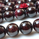 Mamiam Red Garnet Stone Beads for Jewelry Making