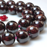 Mamiam Red Garnet Stone Beads for Jewelry Making