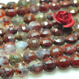 Natural Red Heliotrope Bloodstone 4mm Beads