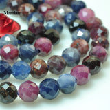 Natural Ruby Sapphire Round Stone 3.8mm Beads DIY Jewelry