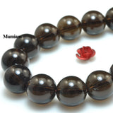 Mamiam Natural Smoky Quartz Beads 6-10mm Round Gemstone Diy Jewelry Making