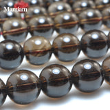 Mamiam Natural Smoky Quartz Beads 6-10mm Round Gemstone Diy Jewelry Making