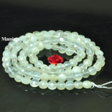 Moonstone Faceted Coin Stone 4mm Beads DIY Jewelry Making