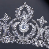 Baroque Queen Noble Bridal Crown Tiaras Woman Crystal Wedding Headwear Tiara