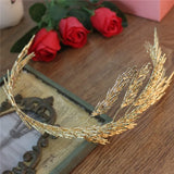 Baroque Crystal Tiara Crown Headband for Wedding Bridesmaid