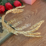 Baroque Crystal Tiara Crown Headband for Wedding Bridesmaid