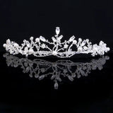 Baroque Crystal Tiara Crown Headband for Wedding Bridesmaid