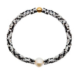 Natural Pearl Silicone Clay Beaded Bracelet for Women