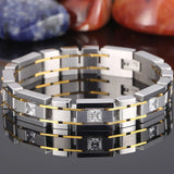 12MM Stainless Steel Chain Bracelet for Men