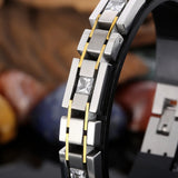 12MM Stainless Steel Chain Bracelet for Men