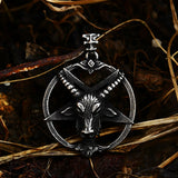 Punk Pendant Necklace Stainless Steel