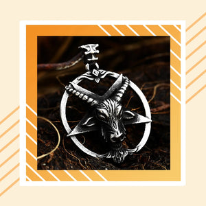 Punk Pendant Necklace Stainless Steel