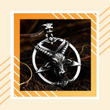 Punk Pendant Necklace Stainless Steel