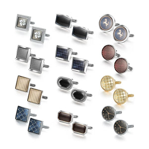 Copper Cufflinks For Mens Wedding Guests Round Square Jewelry Men Cuffs Links