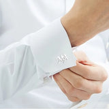 Personalized Shirt Cufflinks Stainless Steel