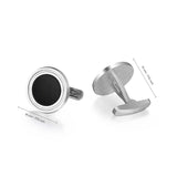 Metal Shirt Cufflinks with Box - Gift for Men