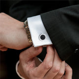 Metal Shirt Cufflinks with Box - Gift for Men
