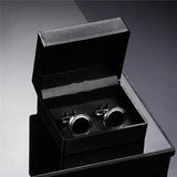Metal Shirt Cufflinks with Box - Gift for Men