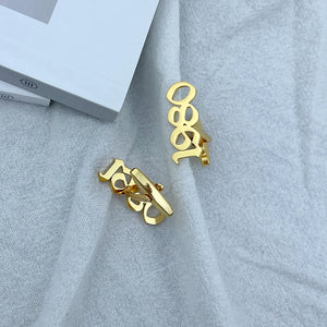 Personalized Number Buttons Cufflinks for Men Wedding