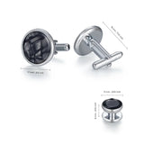 Metal Cufflink Set for Men Gift Business Tie Clip