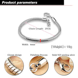 925 Sterling Silver Bracelet 4mm 7-8 inch Snake Chain for Men