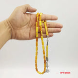 Resin Tasbih Ambers Rosary Muslim Bracelet 33 Beads Misbaha Islam