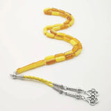 Resin Tasbih Ambers Rosary Muslim Bracelet 33 Beads Misbaha Islam