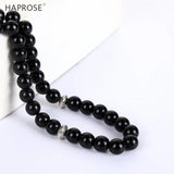 Men's Natural Stone Tasbih Prayer Beads with Tassel, 33/66/99 Islam Rosary
