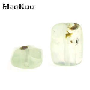 10*14mm Rectangle Natural Grape Stone Prehnite Beads