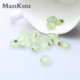 10*14mm Rectangle Natural Grape Stone Prehnite Beads