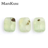 10*14mm Rectangle Natural Grape Stone Prehnite Beads