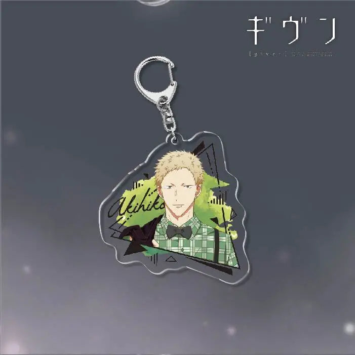 Given Anime Keychain Mafuyu Ritsuka Haruki Akihiko Acrylic Gift