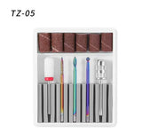 Ceramic Tungsten Steel Alloy Grinding Head Set - 5 Pieces