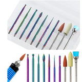 Tungsten Steel Alloy Magic Grinding Head Set for Manicure