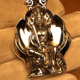 Manjusri Bodhisattva Retro Pendant Rabbit Life Buddha Couple Pendants