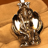 Manjusri Bodhisattva Retro Pendant Rabbit Life Buddha Couple Pendants
